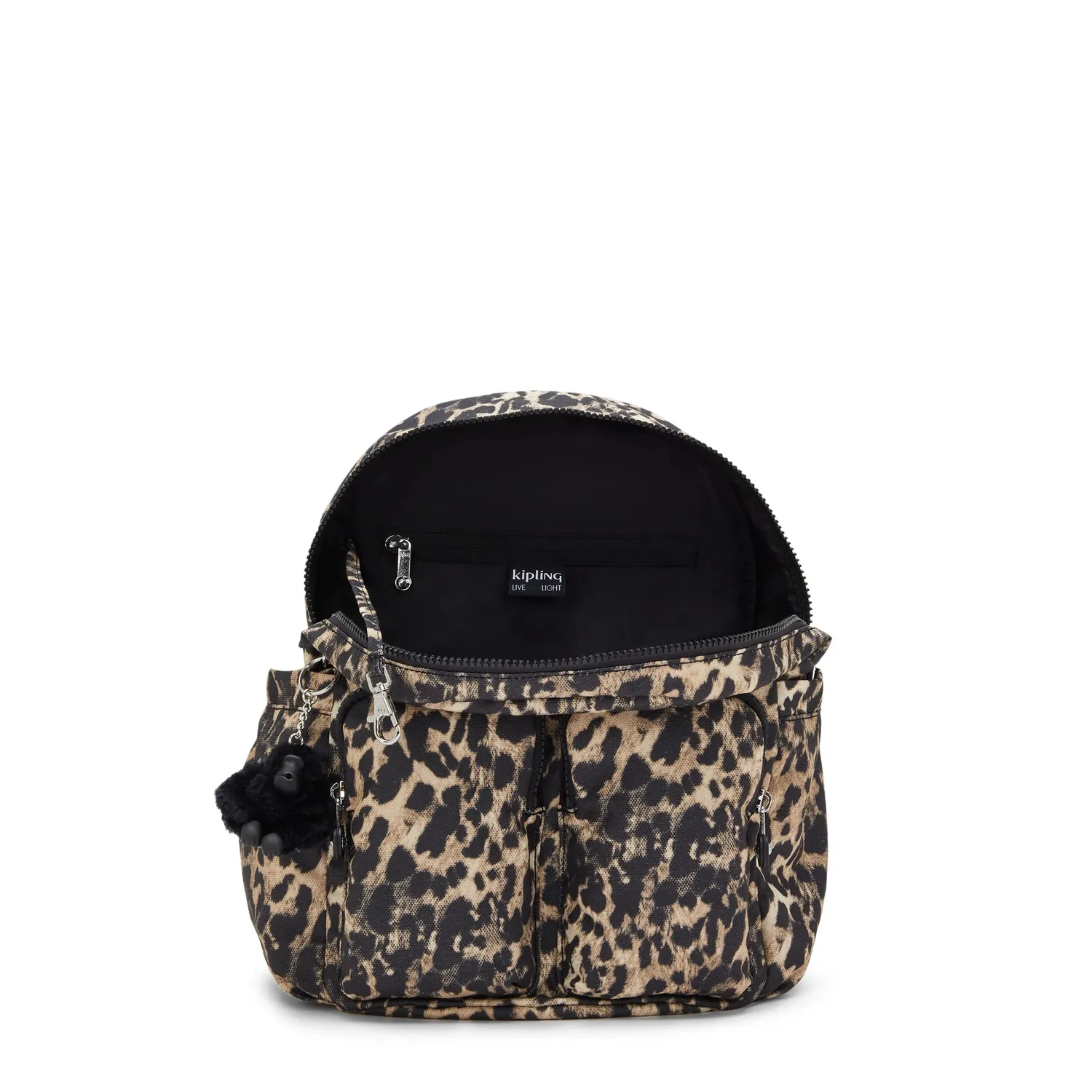 Kipling City Pocket S rugzak Wild Leopard Klein klepvak