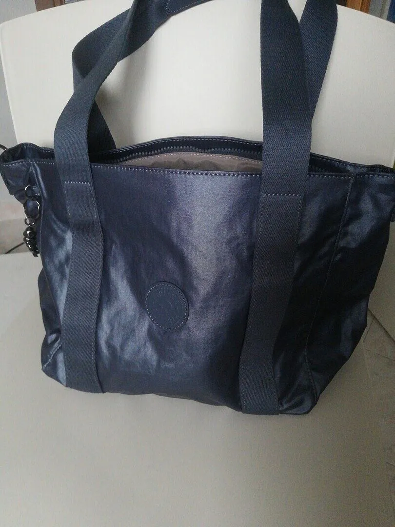 Kipling Asseni S shopper Black Noir klein met schouderriem