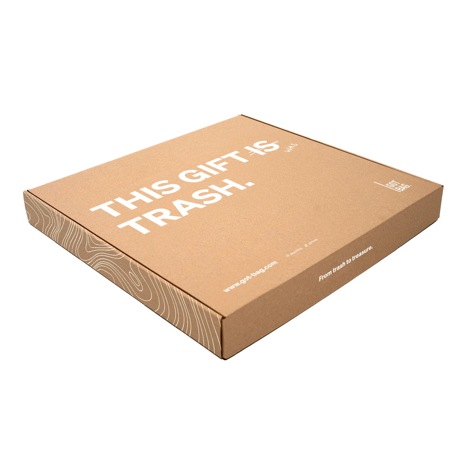 Got Bag Geschenkbox cadeauverpakking print gerecycled karton