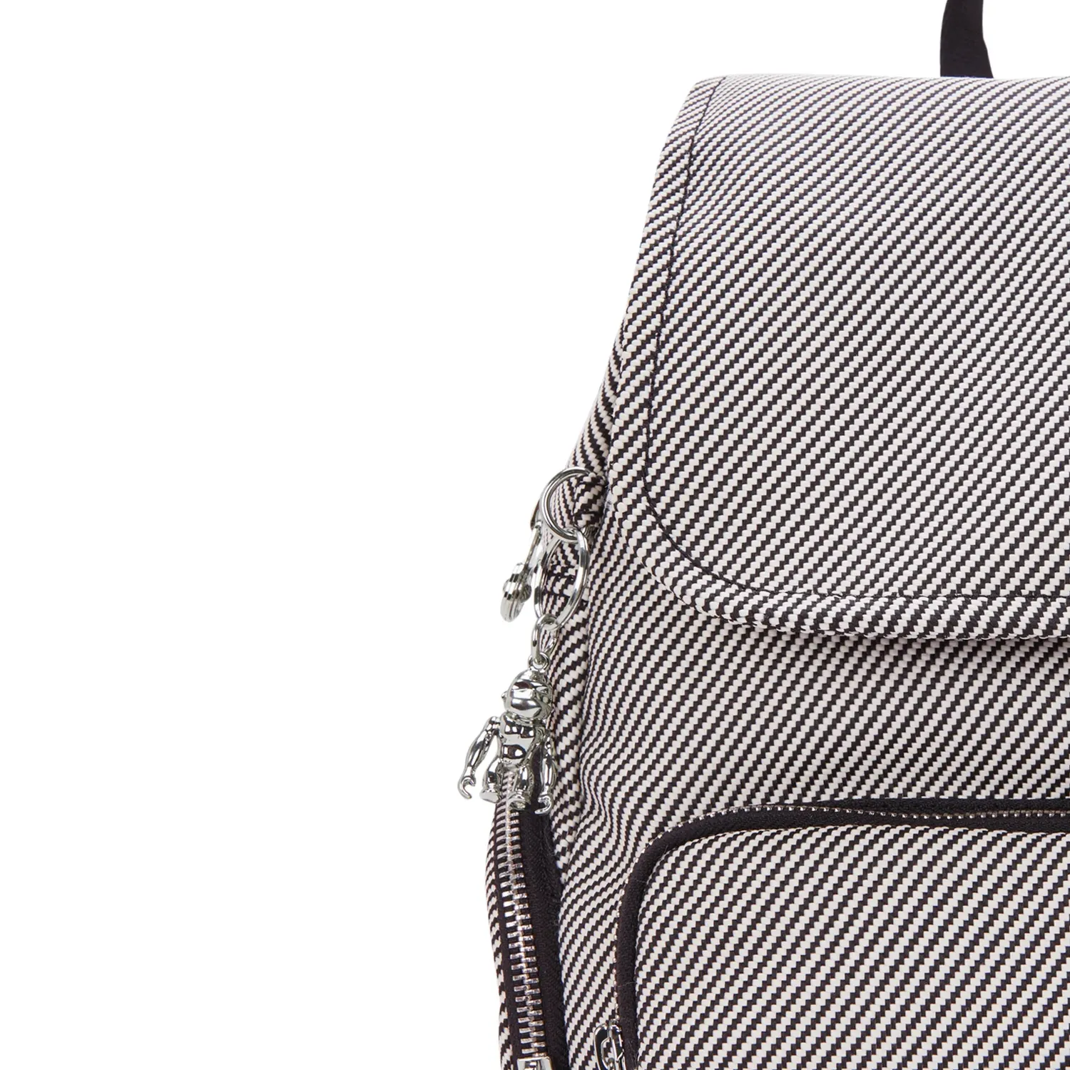 Kipling City Zip S rugzak Klein Diagonal Jacquard veel vakken