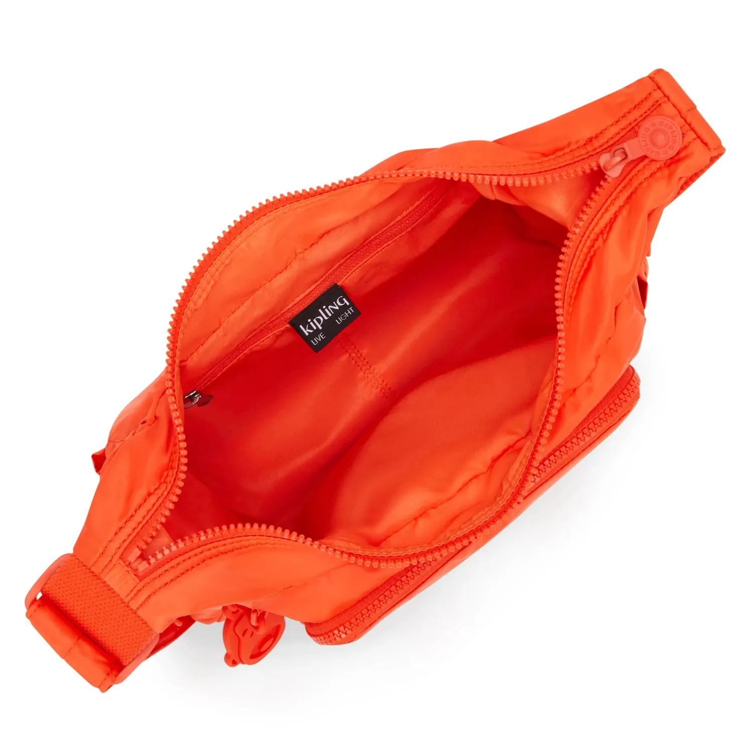 Kipling Gabb S crossbodytas Medium Open Orange met trekkoord