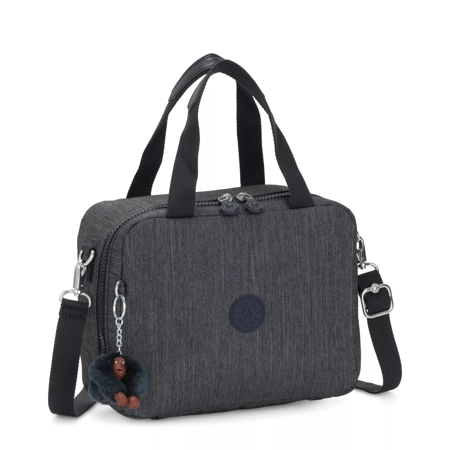 Kipling Miyo lunchtas Marine Navy groot geïsoleerd