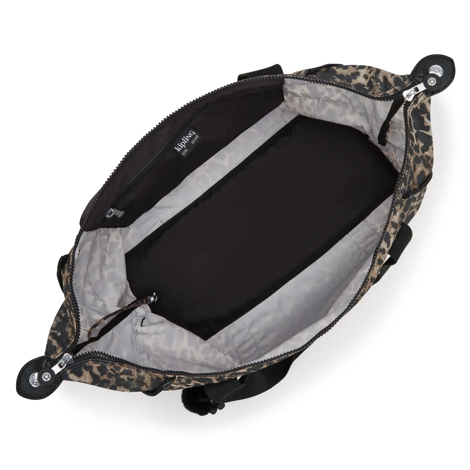 Kipling Art M schoudertas Wild Leopard Groot dierenprint