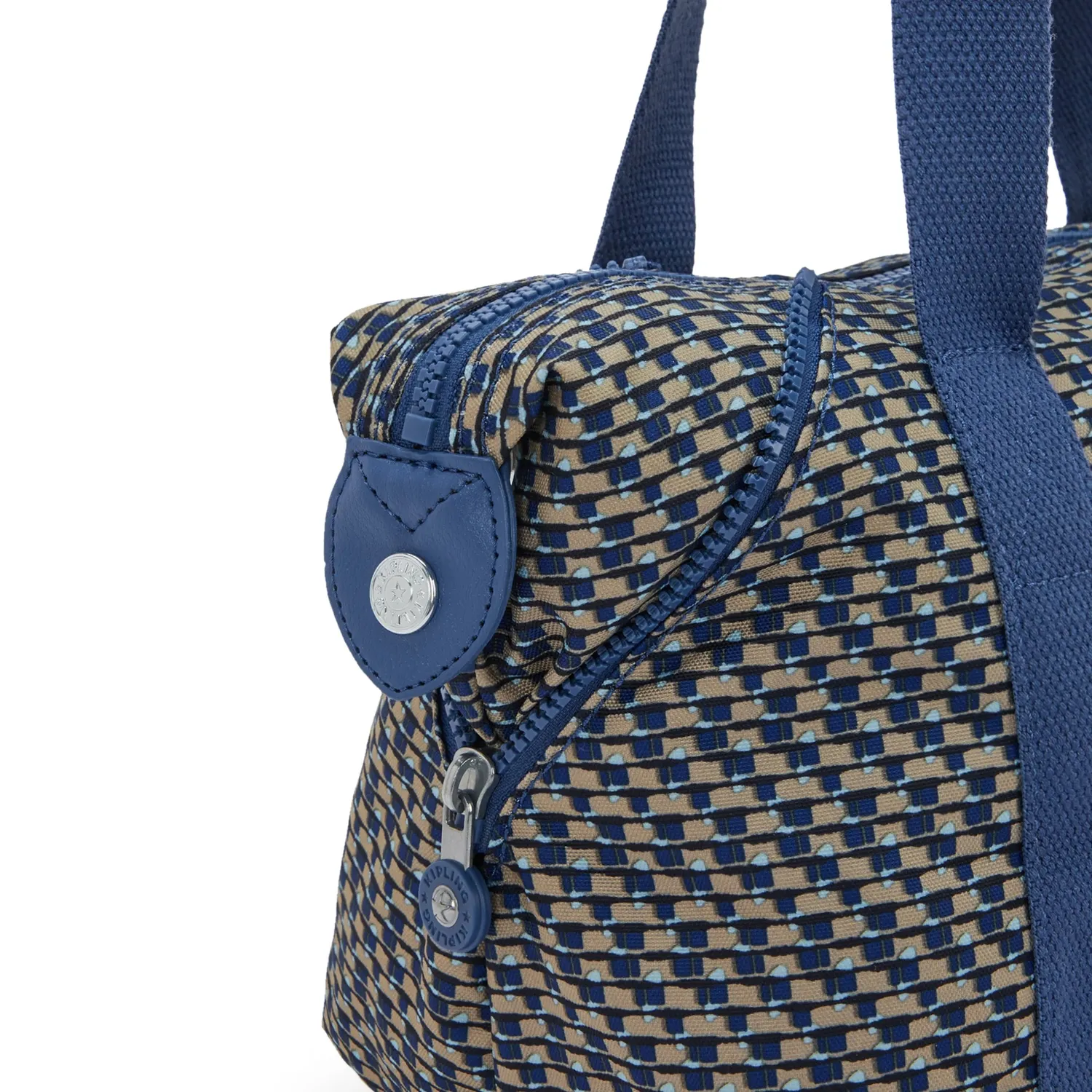 Kipling Art Mini schoudertas Blue on Wire klein verstelbaar