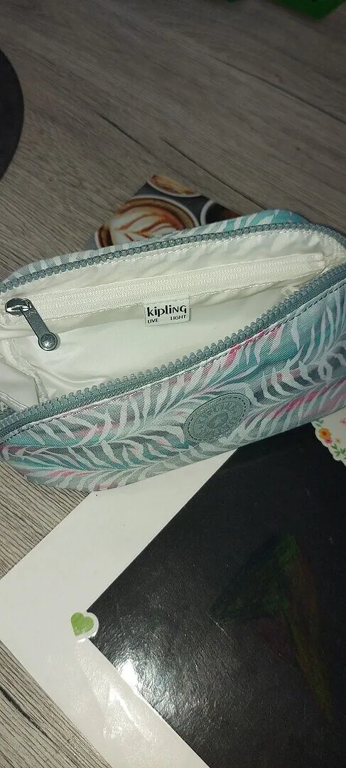 Kipling Mirko S make-uptasje Wild Leopard klein luipaard