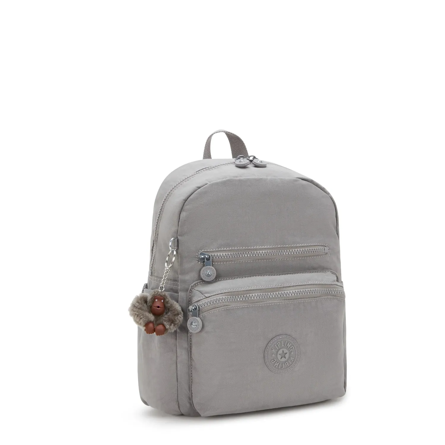 Kipling Judy M rugzak medium Cloudy Grey met vakken