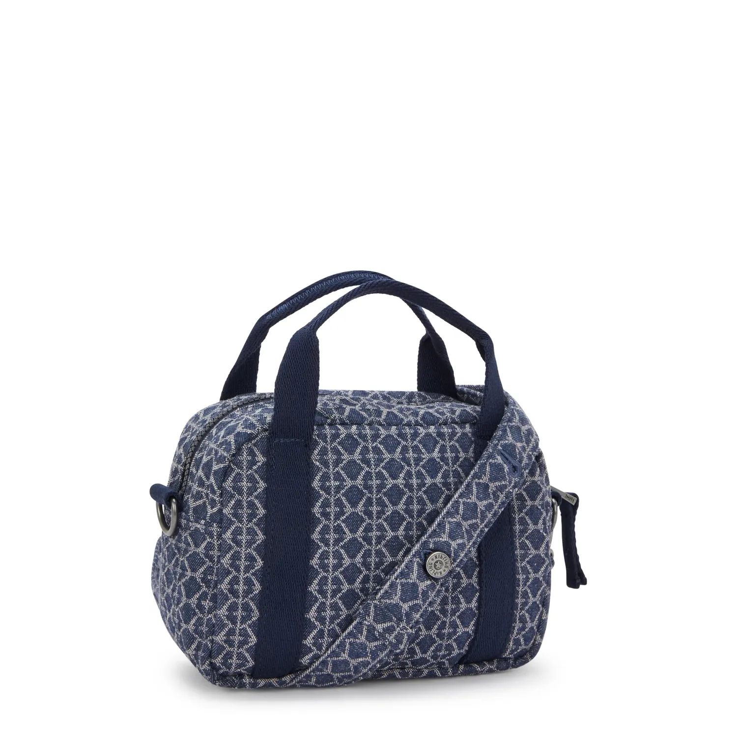 Kipling Kazia schoudertas Klein Signature Denim licht