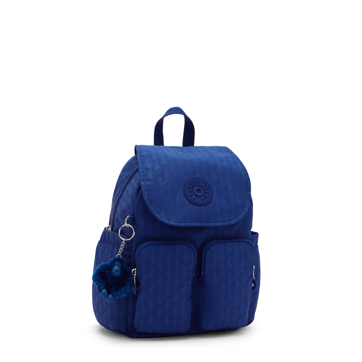 Kipling City Pocket Mini rugzak Diamond Wave klein met klep