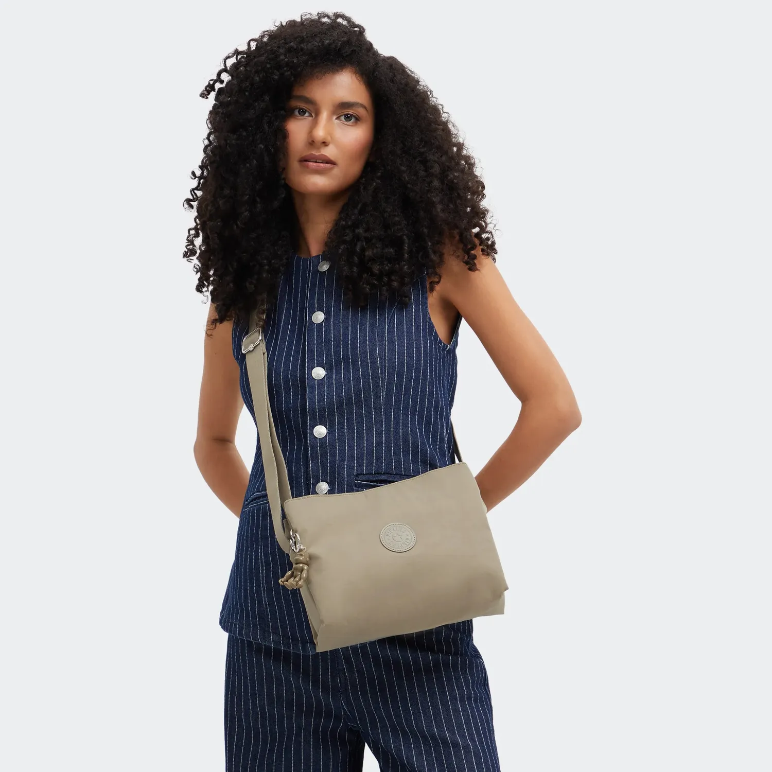 Kipling Fabya crossbody Boho Tan verstelbare band