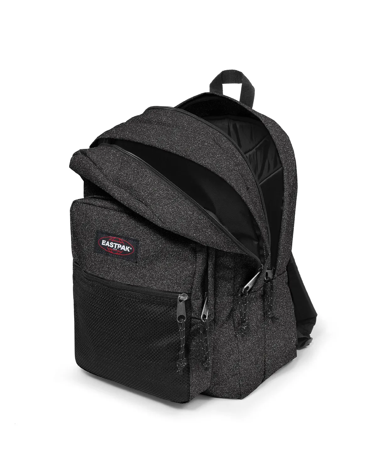 Eastpak Pinnacle rugzak spark black large glanzend