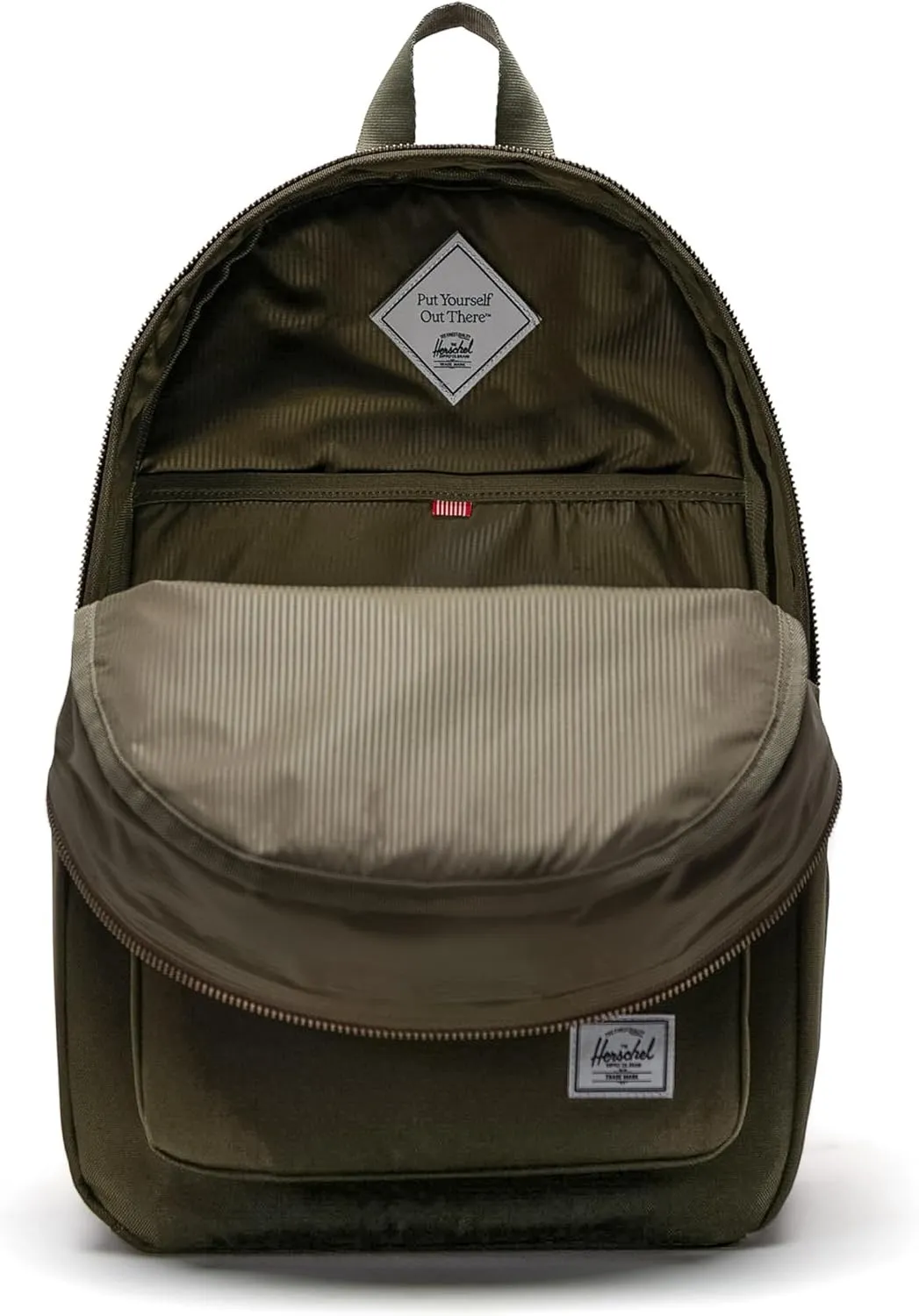 Herschel Settlement rugzak Ivy Green canvas 23 liter