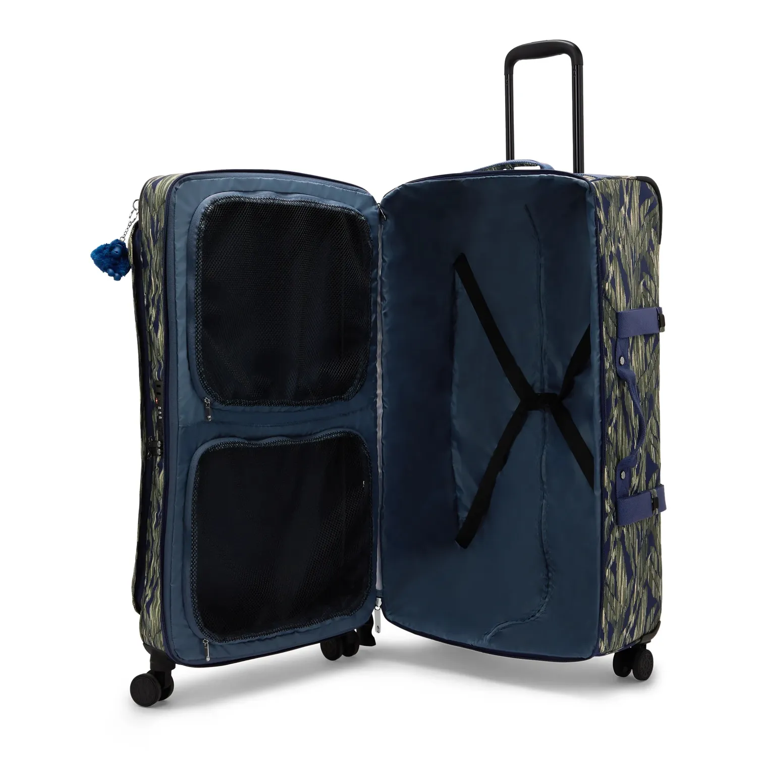 Kipling Spontaneous L koffer Striped Grasses lichtgewicht