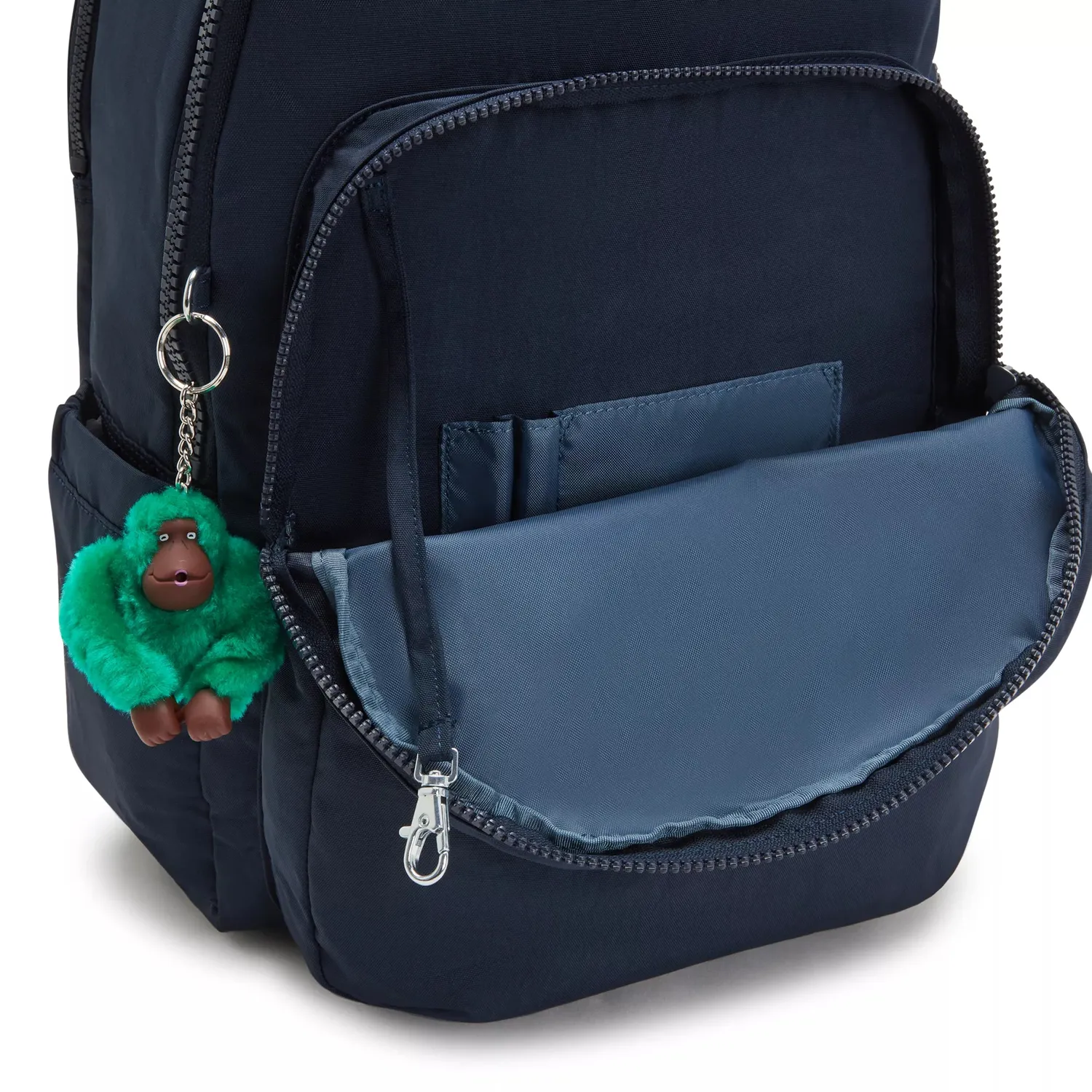Kipling Seoul Lap rugzak Blue Green Block groot 15 inch laptop