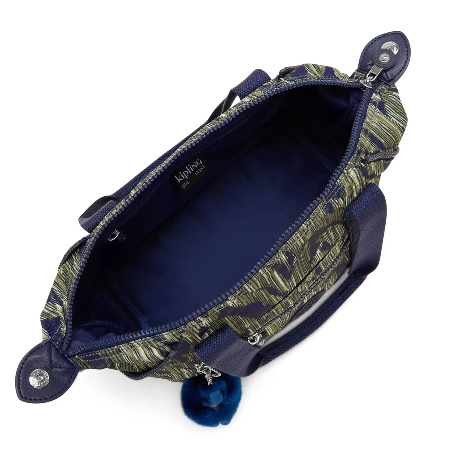 Kipling Art Mini schoudertas Striped Grasses klein extra vakken