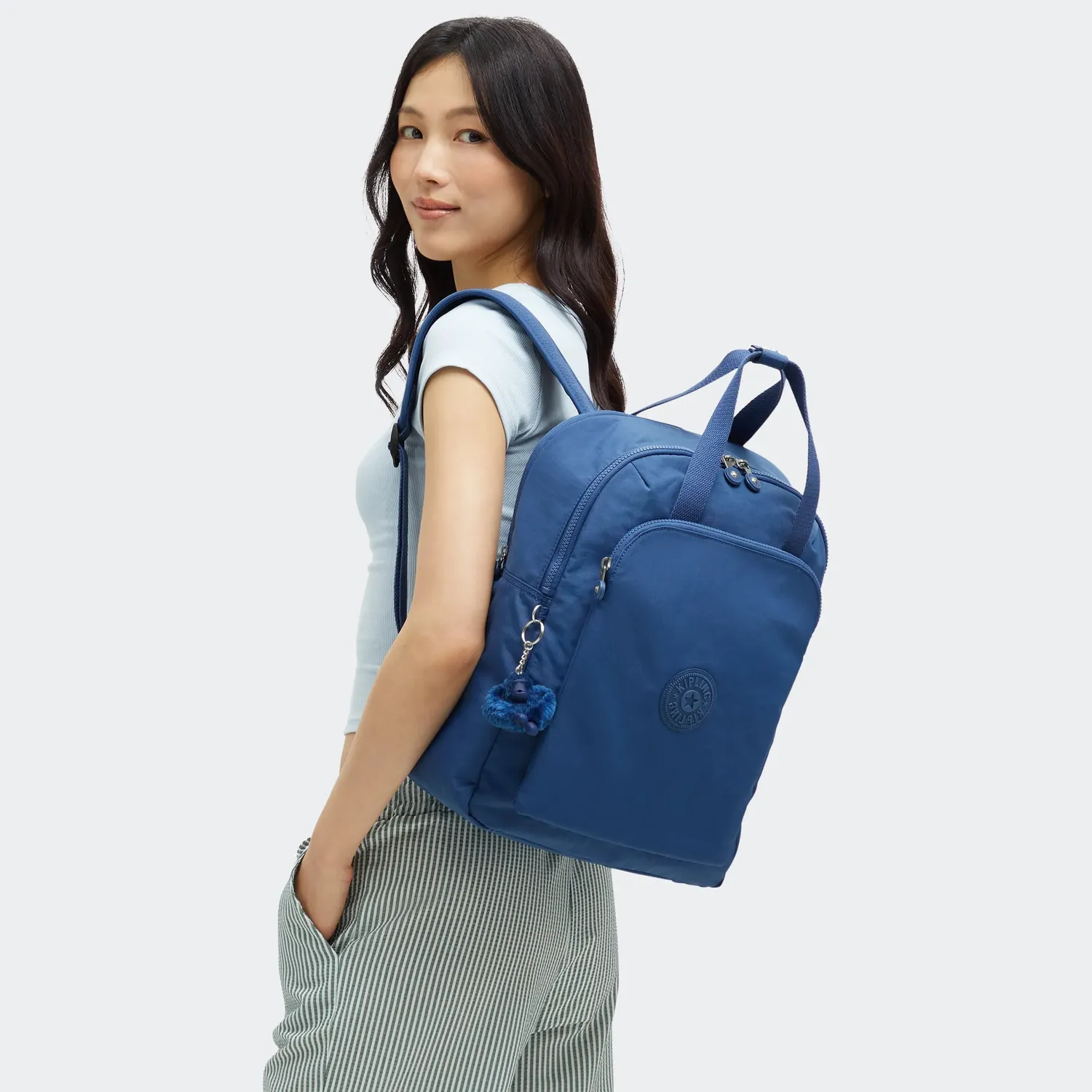 Kipling Kazuki L rugzak groot Casual Blue 15 inch laptop