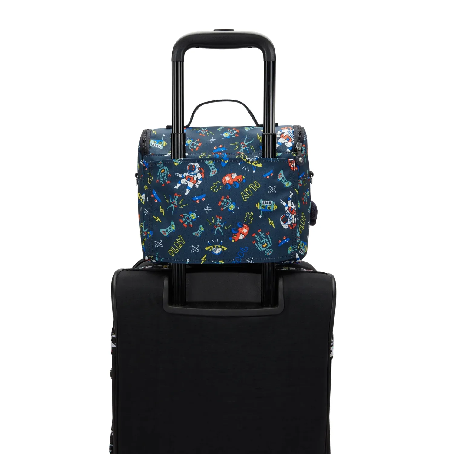 Kipling New Kichirou lunchtas Space Game Groot met print