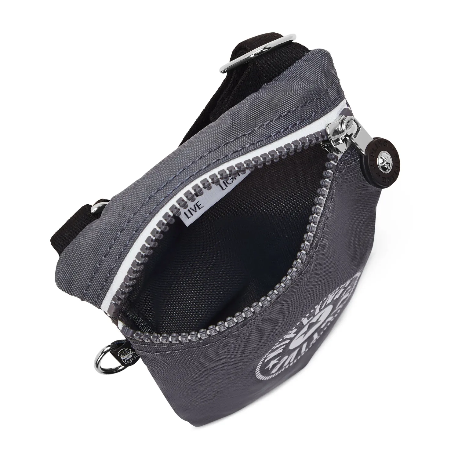 Kipling Afia Lite crossbody klein moonlit grey festival