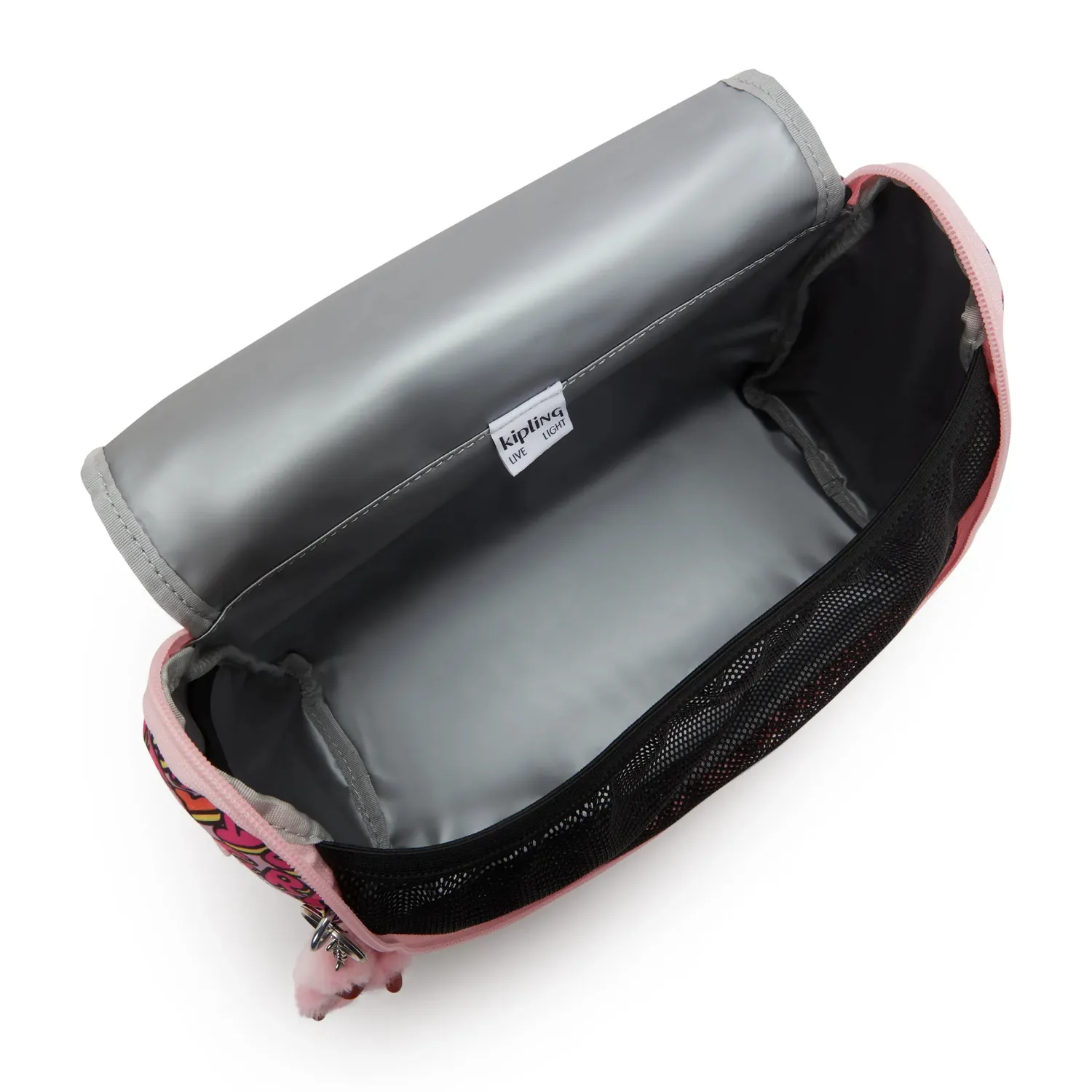 Kipling New Kichirou lunchtas Groot U R Great Print trolleybevestiging