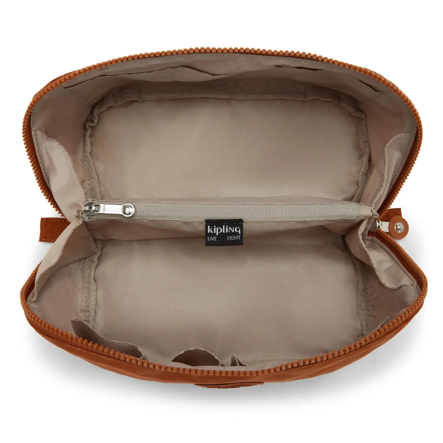 Kipling Mirko M beautycase groot Stylish Mokka stevig