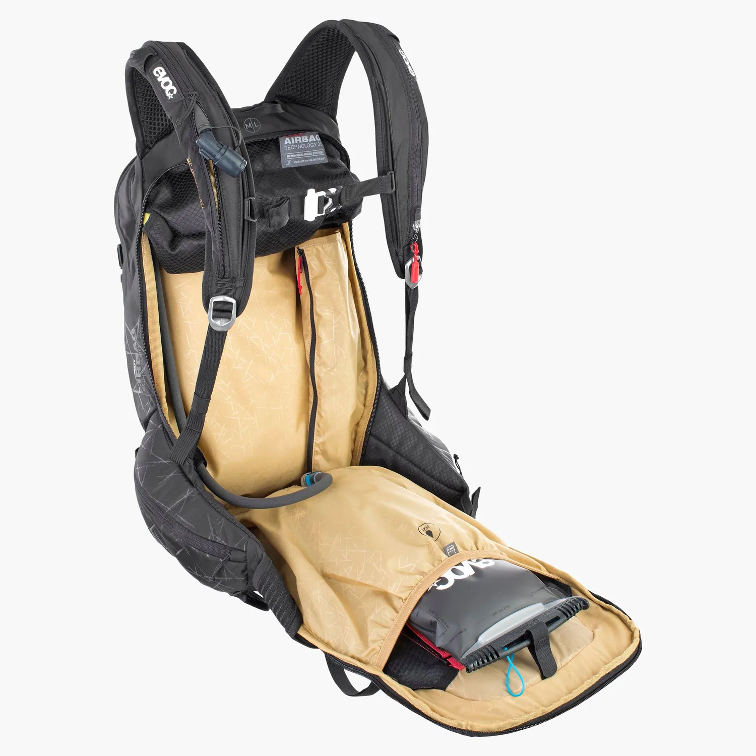 Evoc Line R.A.S. Protector 22 lawinerugzak zwart 22L