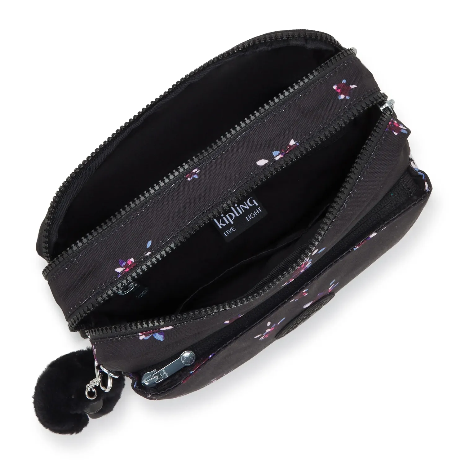 Kipling Abanu M tas Medium Night Flower crossbody