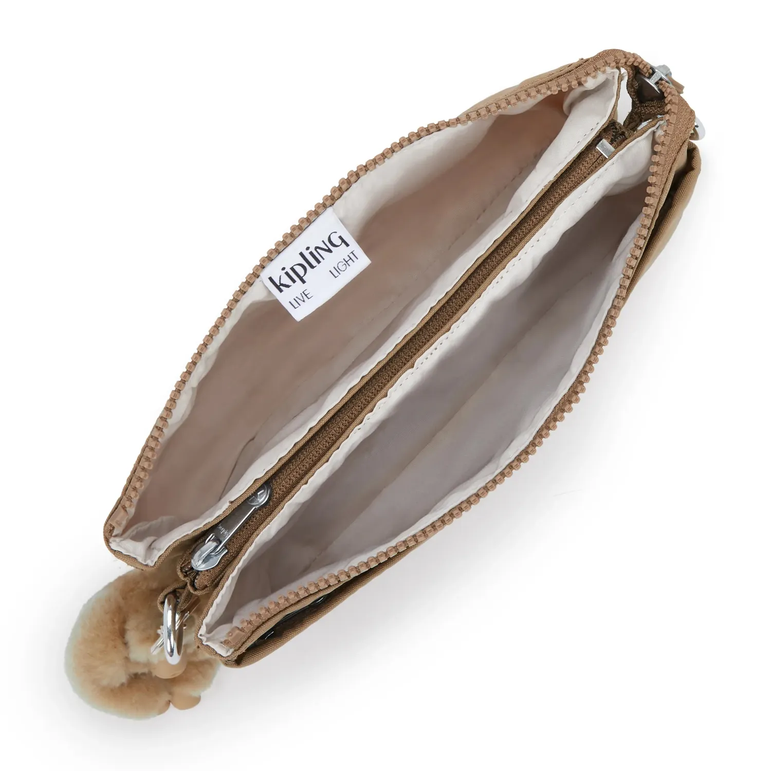 Kipling Riri crossbodytas Klein Early Tan lichtgewicht
