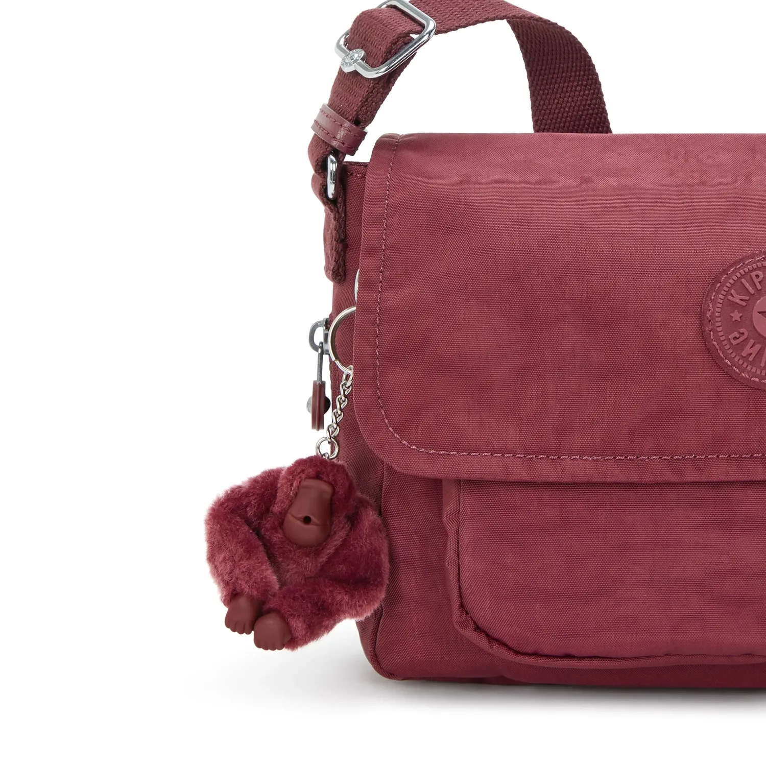 Kipling Dalma crossbody Lounge Wine met sleutelkoord