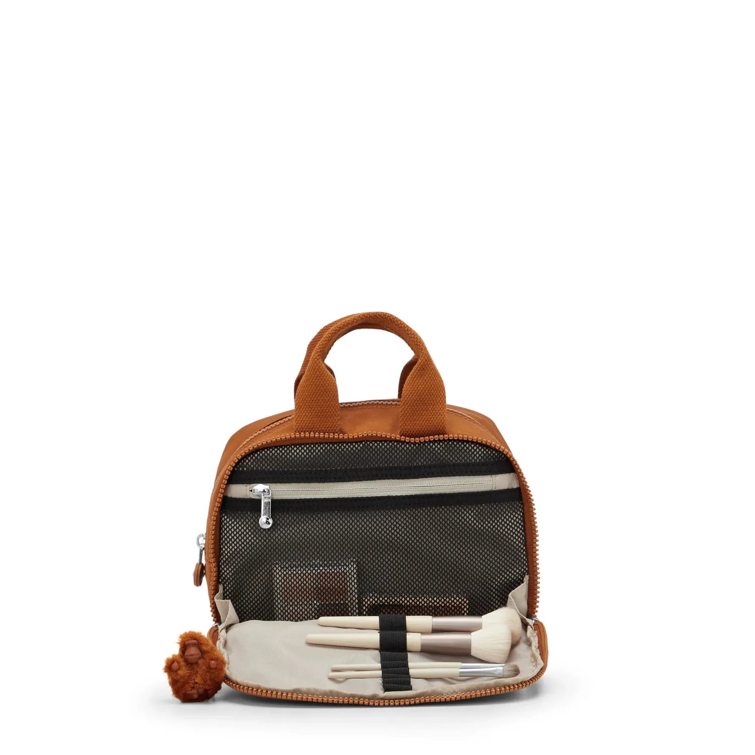 Kipling Beachpalm S toilettas Stylish Mokka Medium 6 vakken