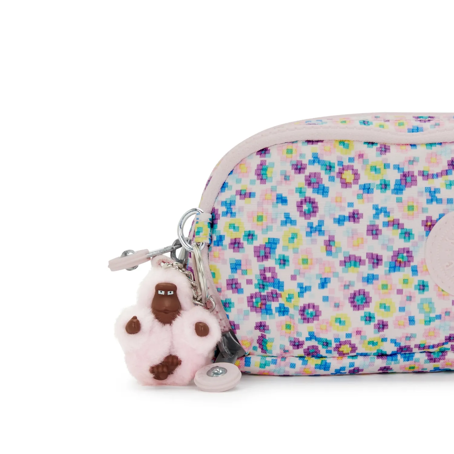 Kipling Gitroy pennenzak groot Digi Flower Print 3-vaks