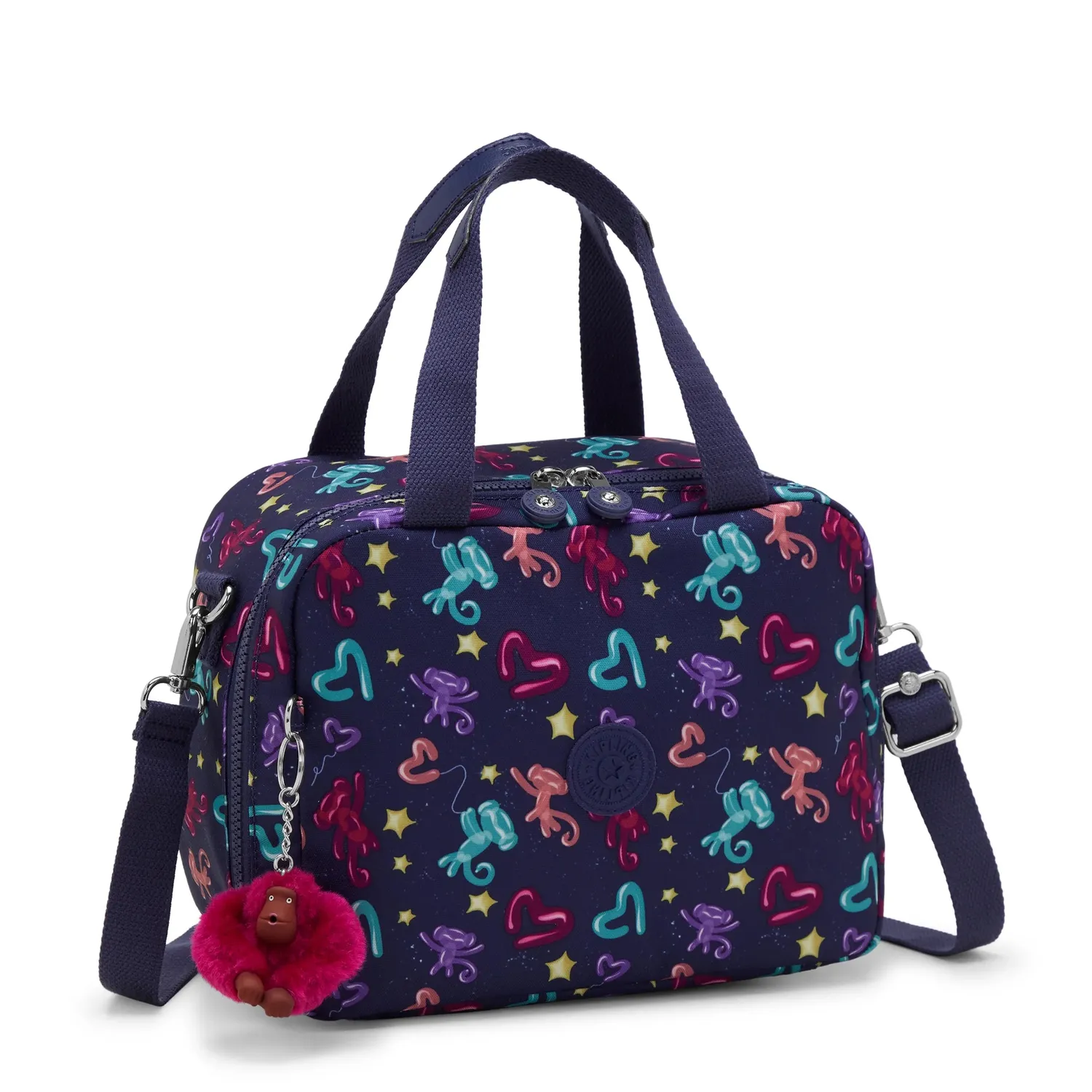 Kipling Miyo lunchtas Balloon Monkey groot geisoleerd