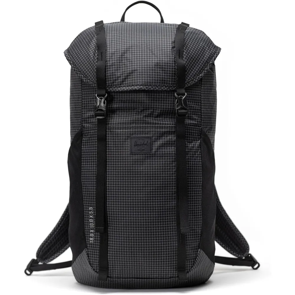 Herschel Ultralight Backpack rugzak 22L Heron Black lichtgewicht