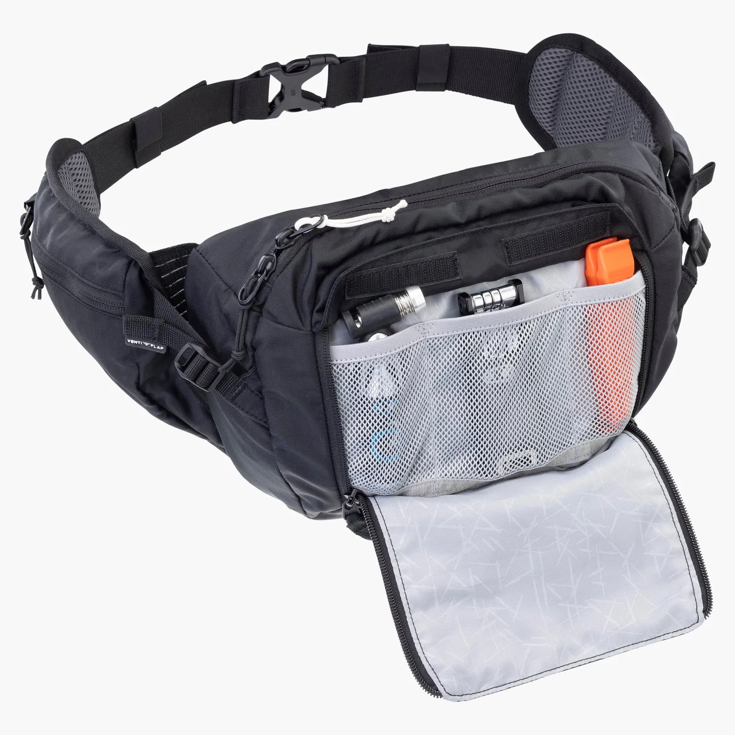 Evoc Hip Pack 3 heuptas zwart met ventilatie