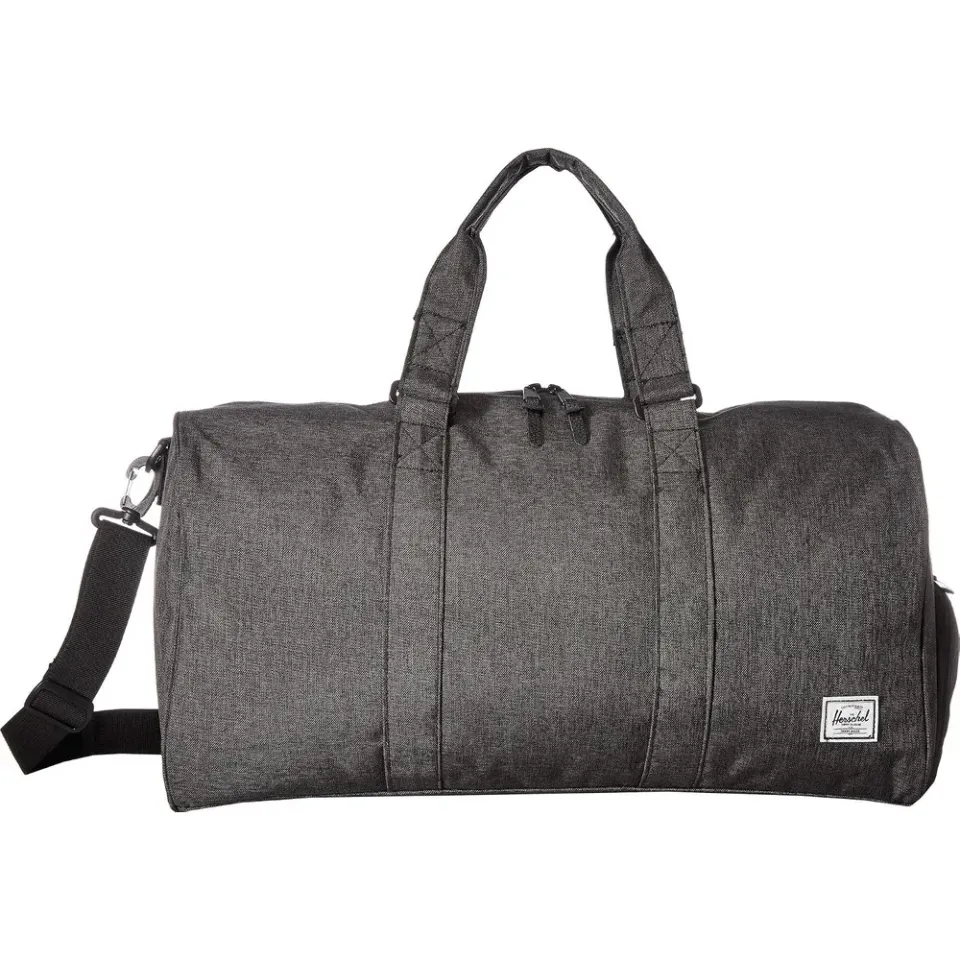 Herschel Novel reistas 42.5L Black Crosshatch canvas