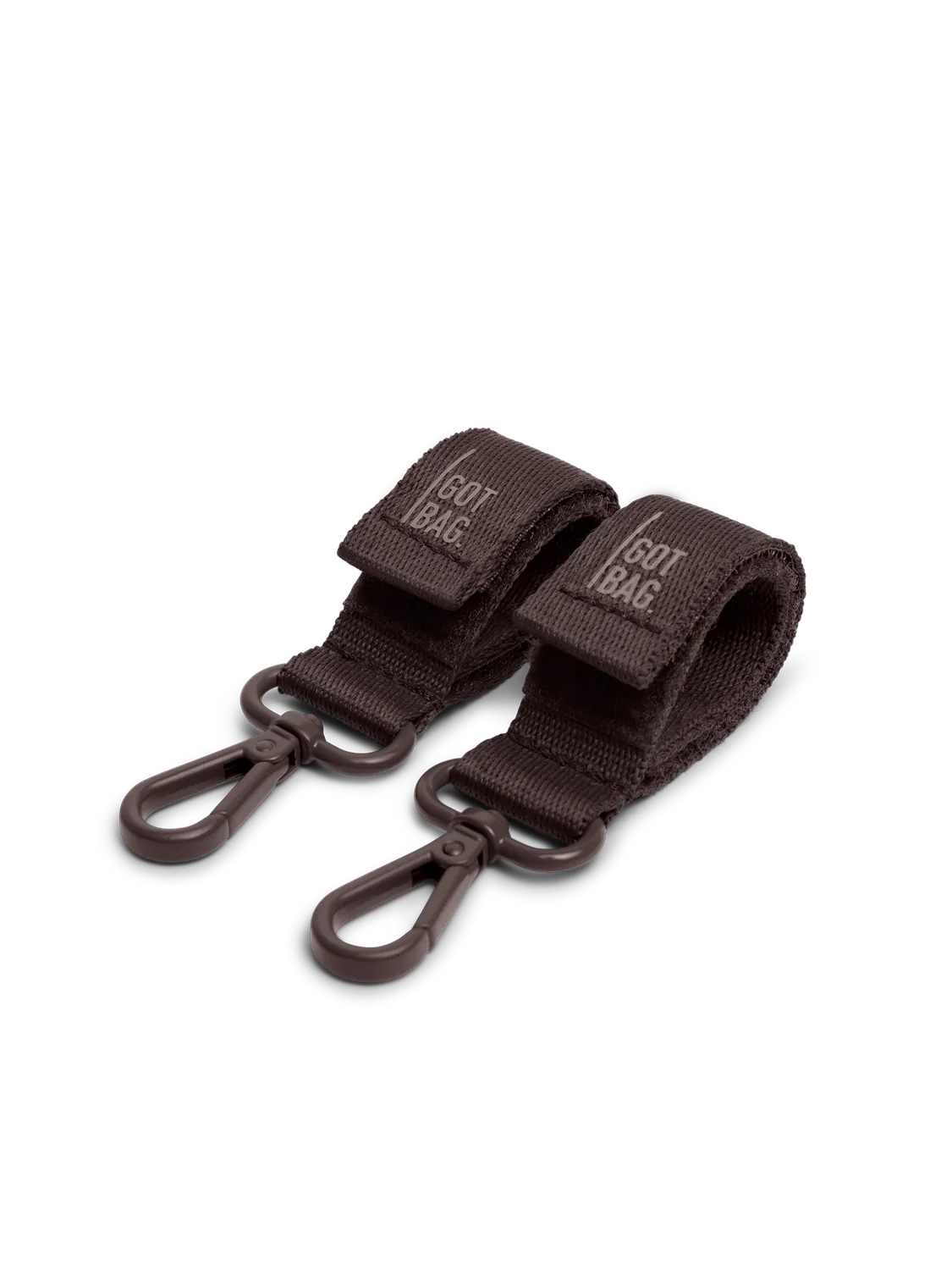 Got Bag Stroller Straps kinderwagenhaken zwart 2-pack klittenband