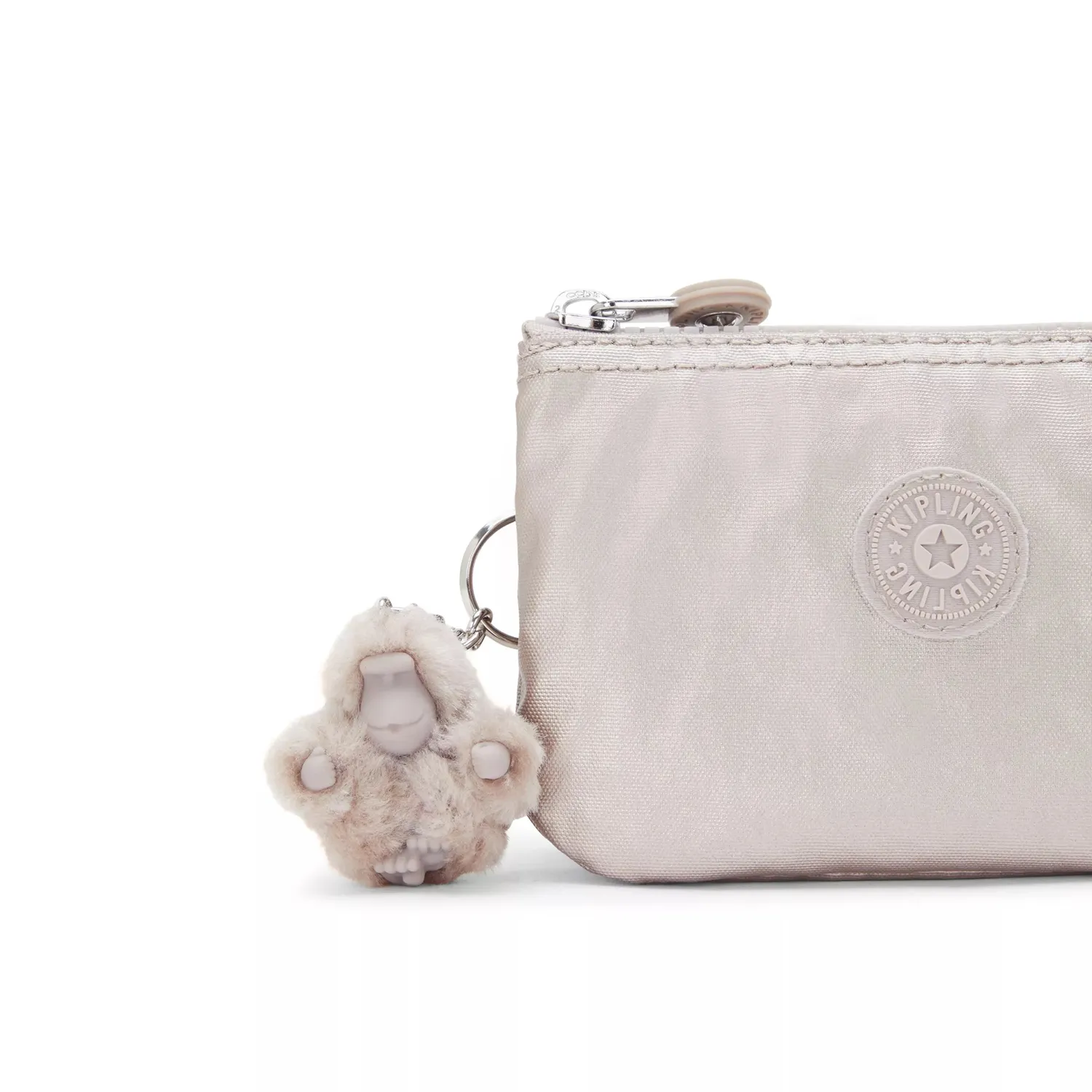Kipling Creativity S portemonnee klein Metallic Glow met rits