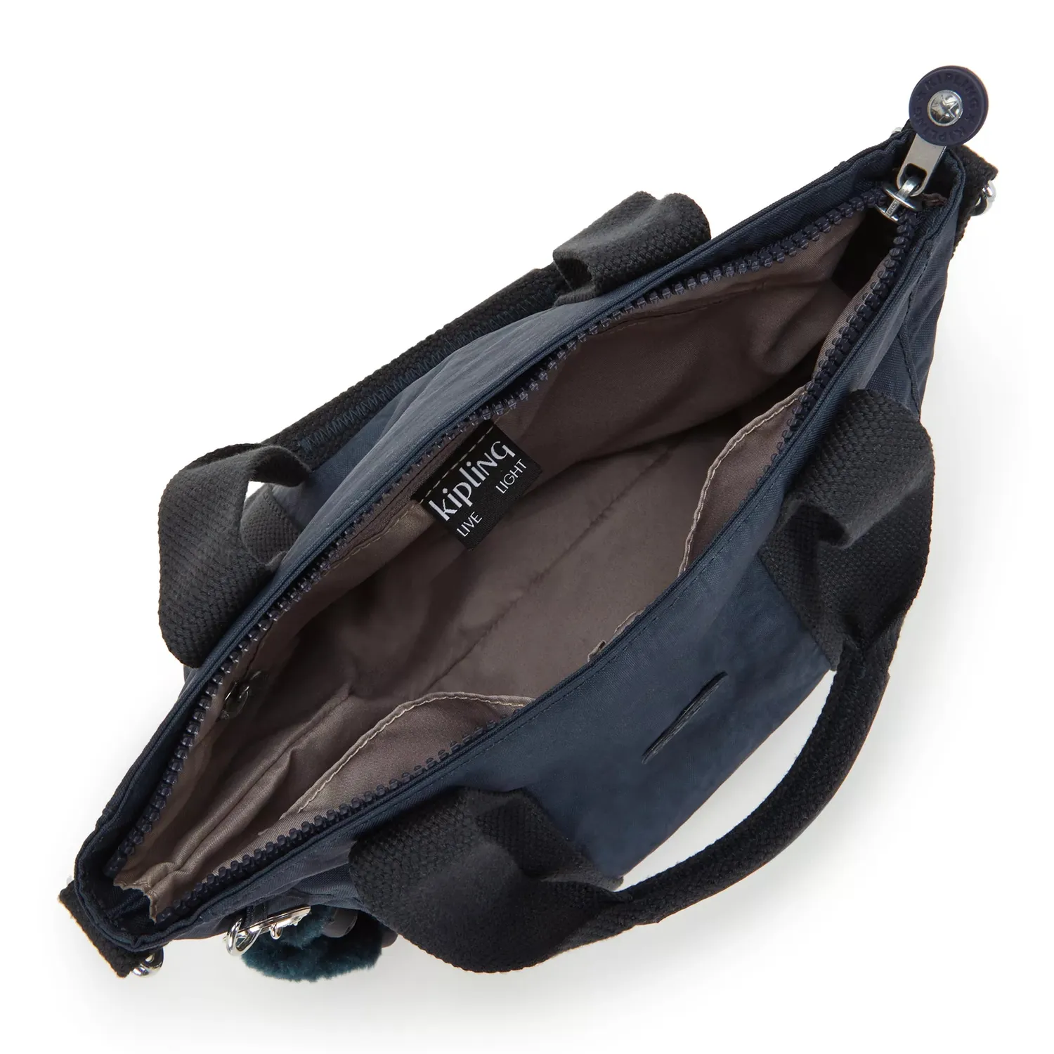 Kipling Asseni Mini draagtas klein Blue Bleu 2 licht