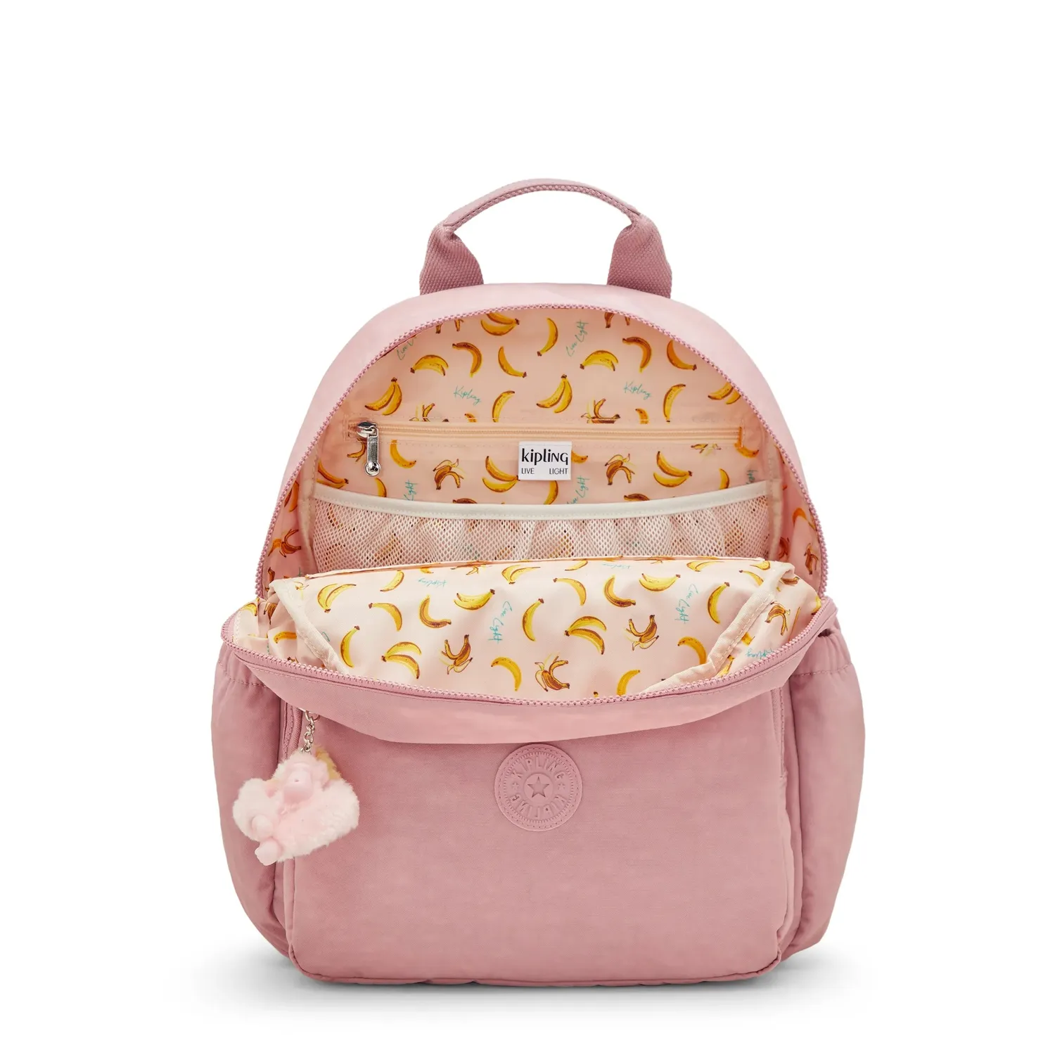 Kipling Maisie babyrugzak Tiny Smoky Blush Medium met verschoonmat