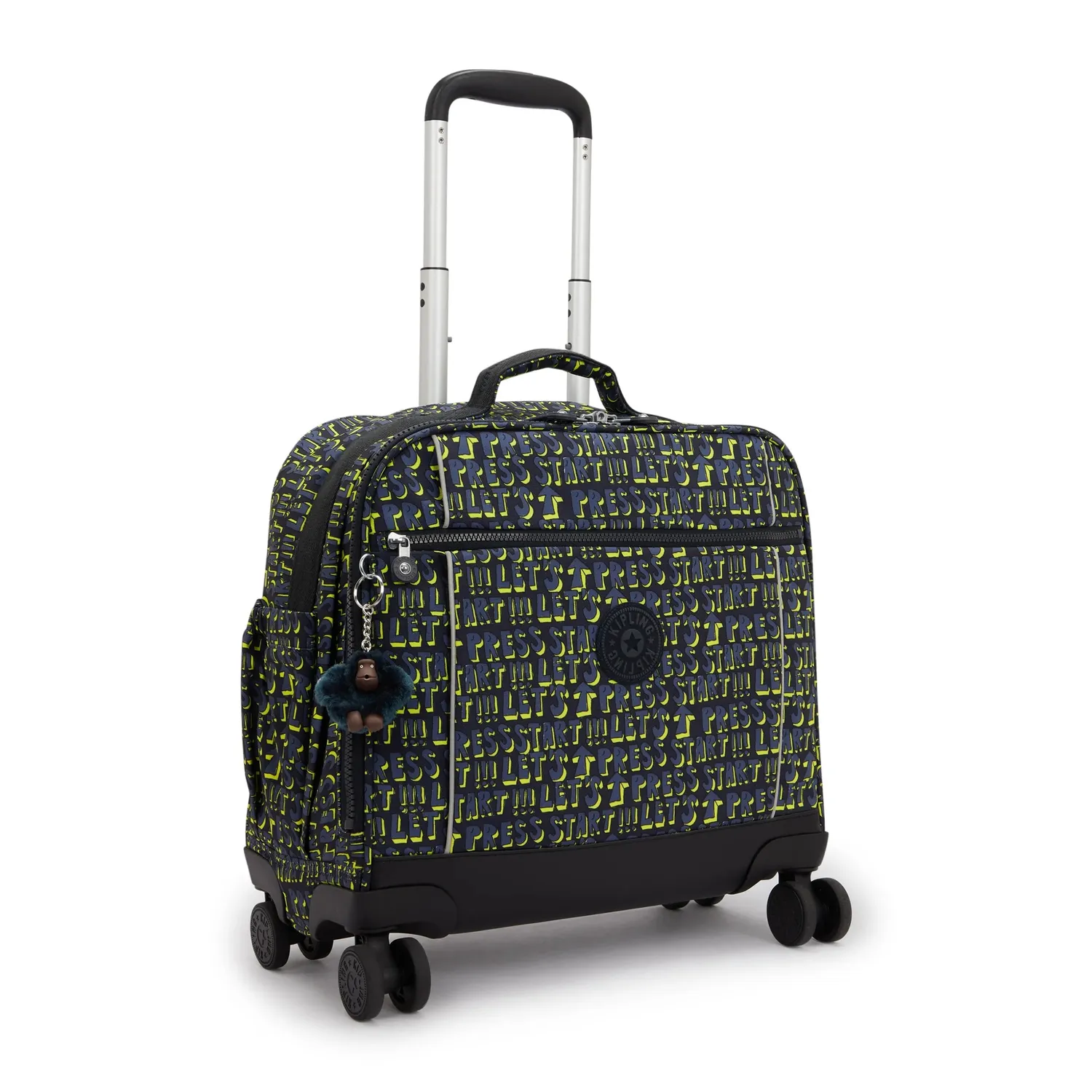 Kipling New Storia rugzak met wielen Lets Play Print groot laptopvak