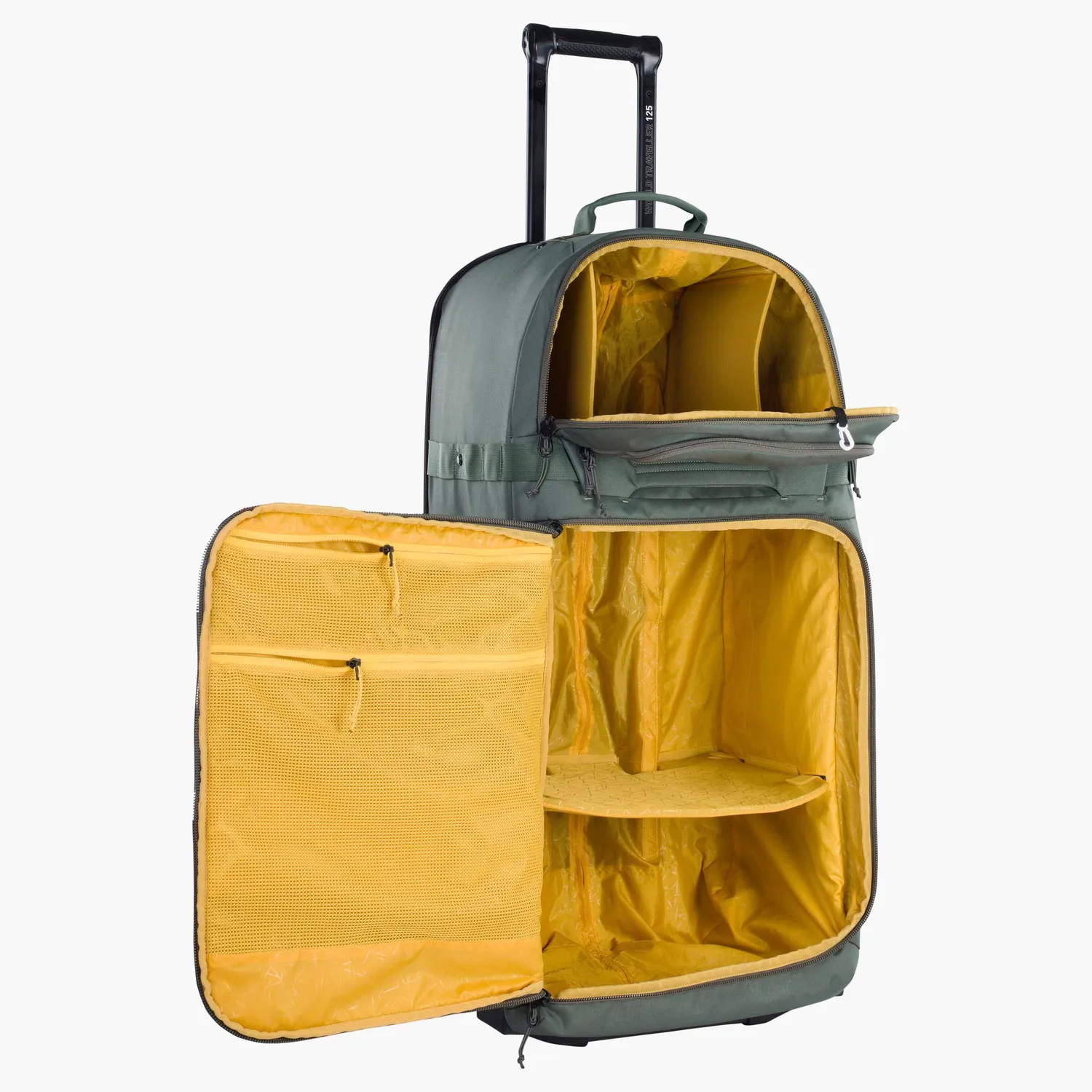 Evoc World Traveller 125 reiskoffer zwart 125L