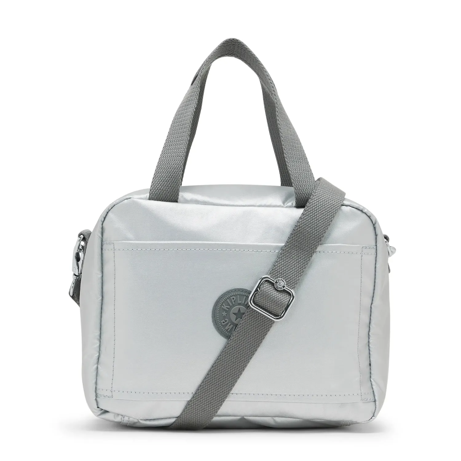 Kipling Miyo lunchtas Happy Face Silver smiley