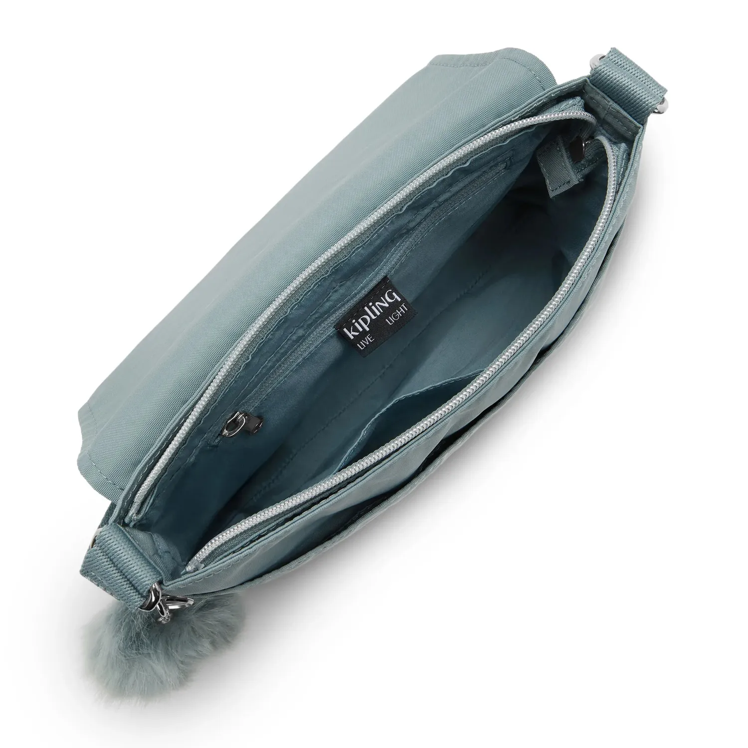 Kipling Siraz schoudertas Medium Green Air met klep