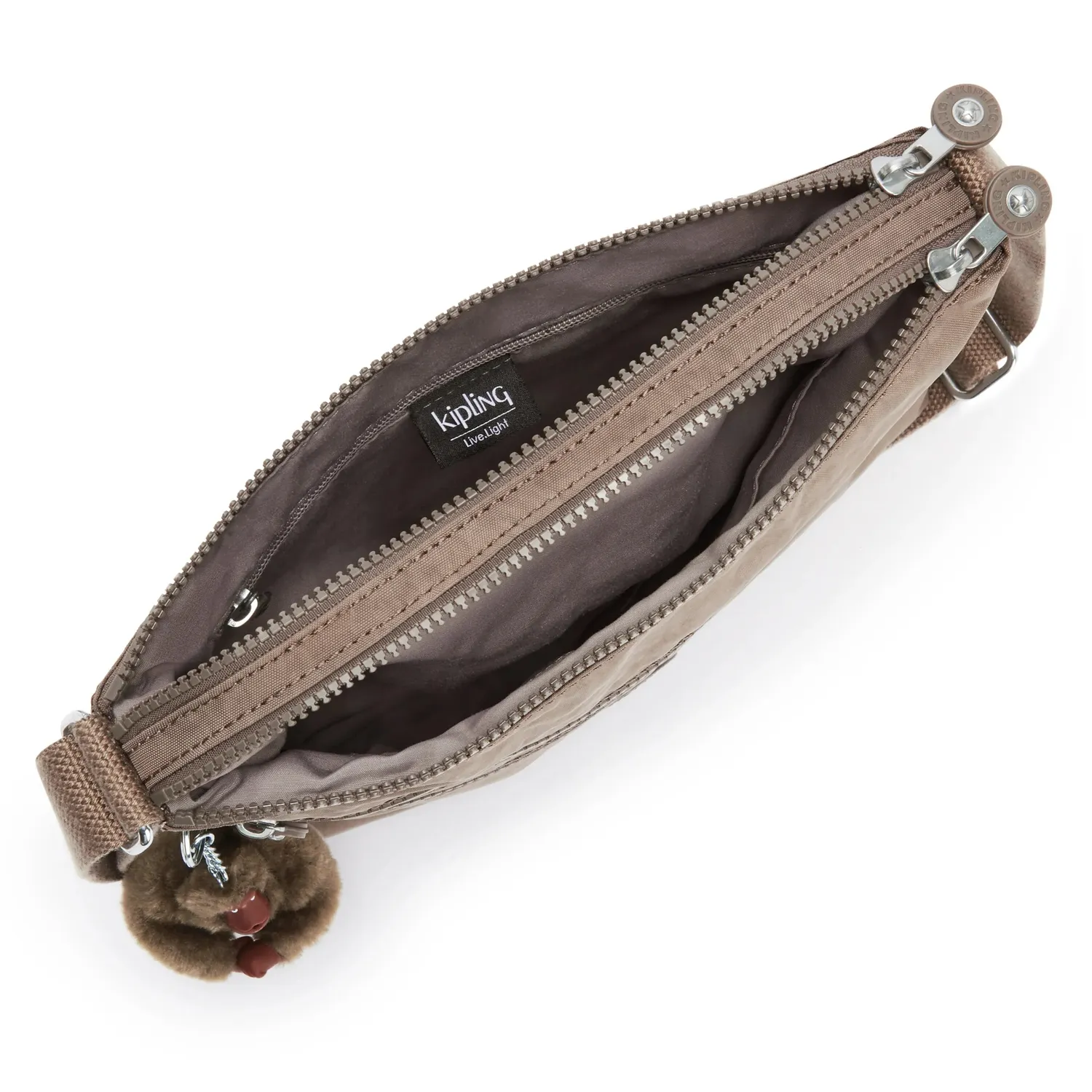Kipling Alvar crossbody Medium True Beige ritstas