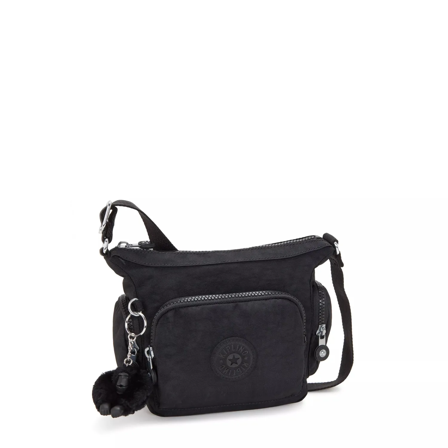 Kipling Gabbie Mini schoudertasje klein Black Noir organizer