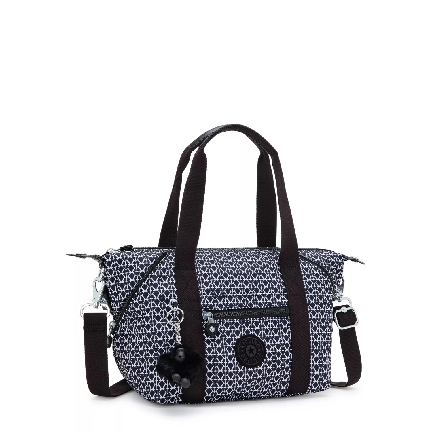 Kipling Art Mini schoudertas Signature Print Klein verstelbaar