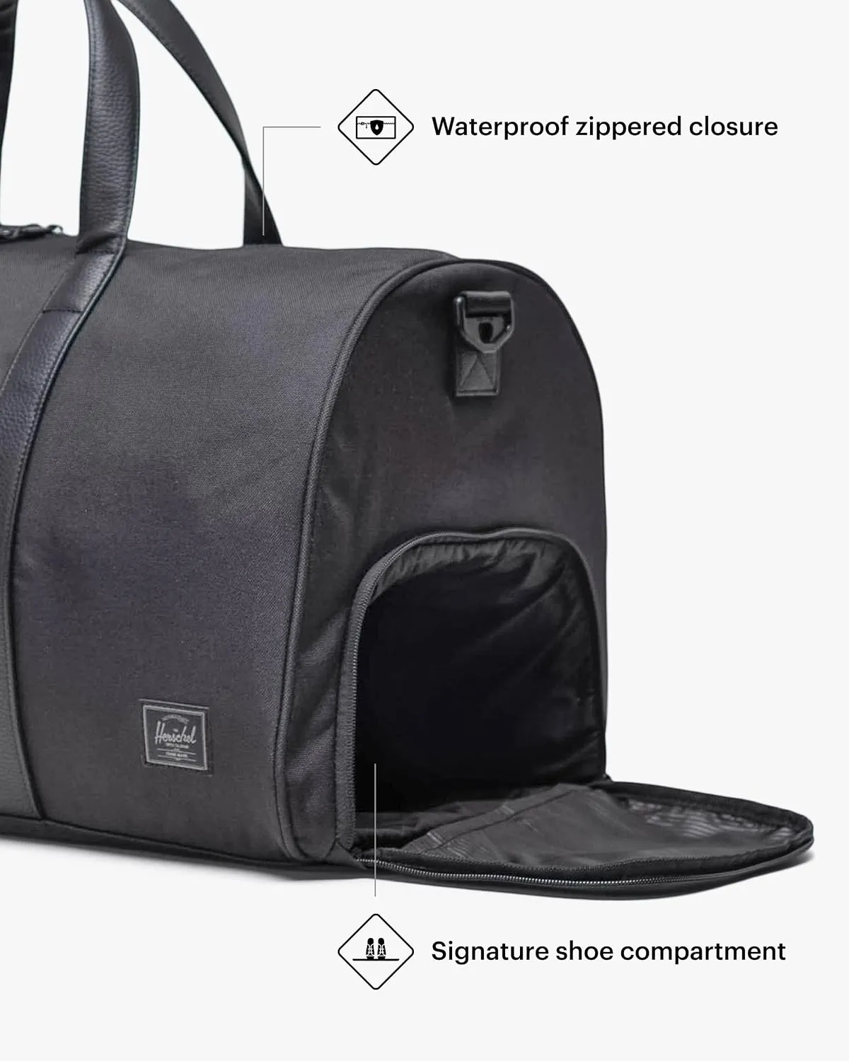 Herschel Novel reistas Black Tonal weekend