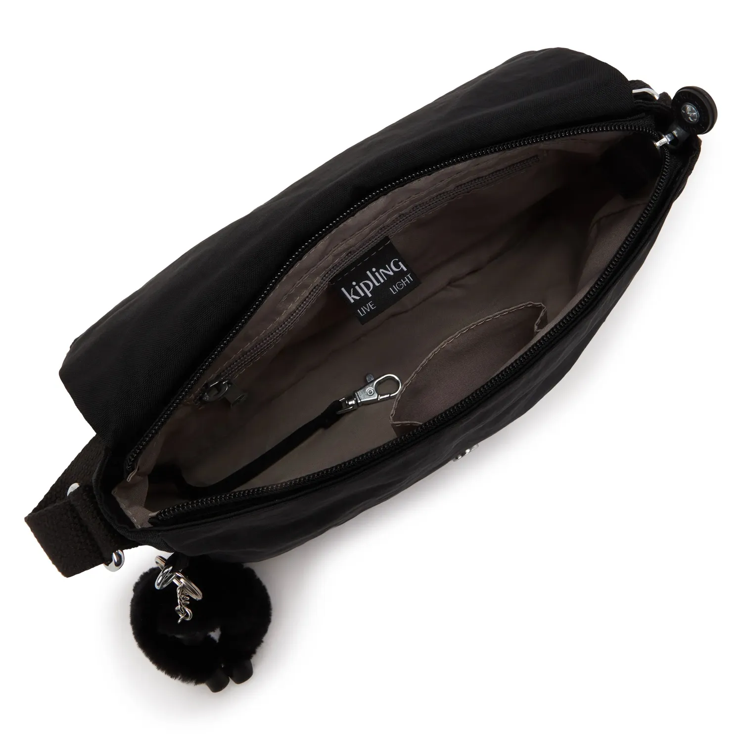 Kipling Earthbeat S crossbodytas Black Noir klein