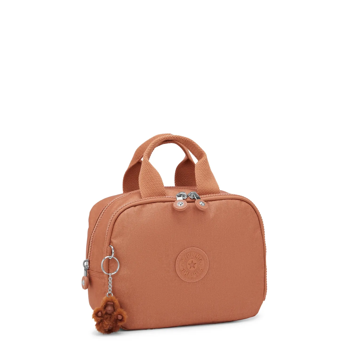 Kipling Beachpalm S toilettas Copper Glimmer medium met lussen