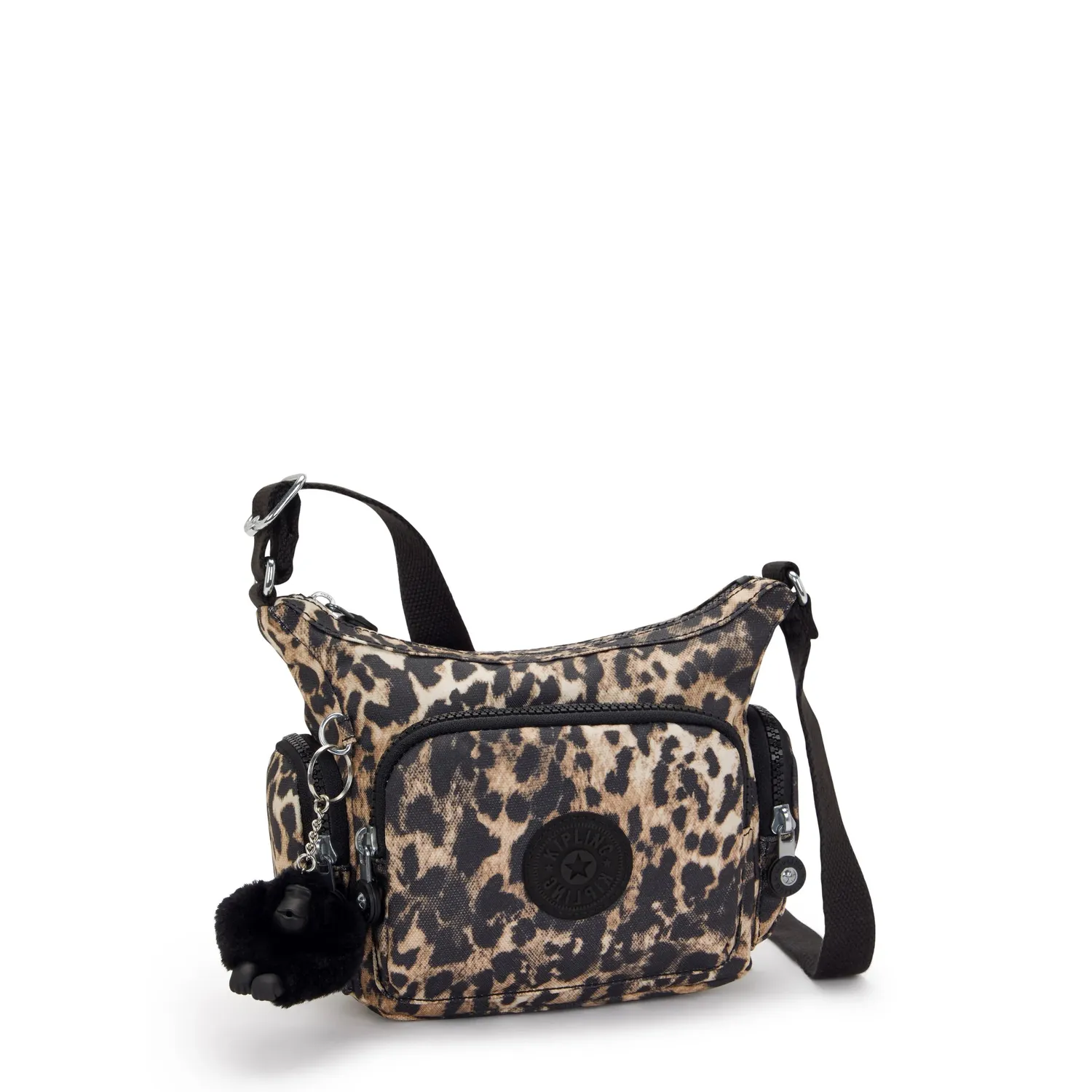 Kipling Gabbie Mini schoudertas Klein Wild Leopard dierenprint