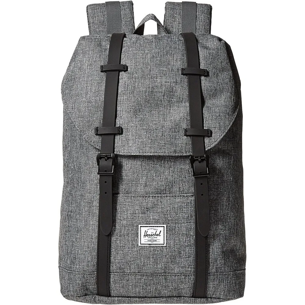 Herschel Retreat Rugzak Classic 19.5L Zwart Bruin Crosshatch