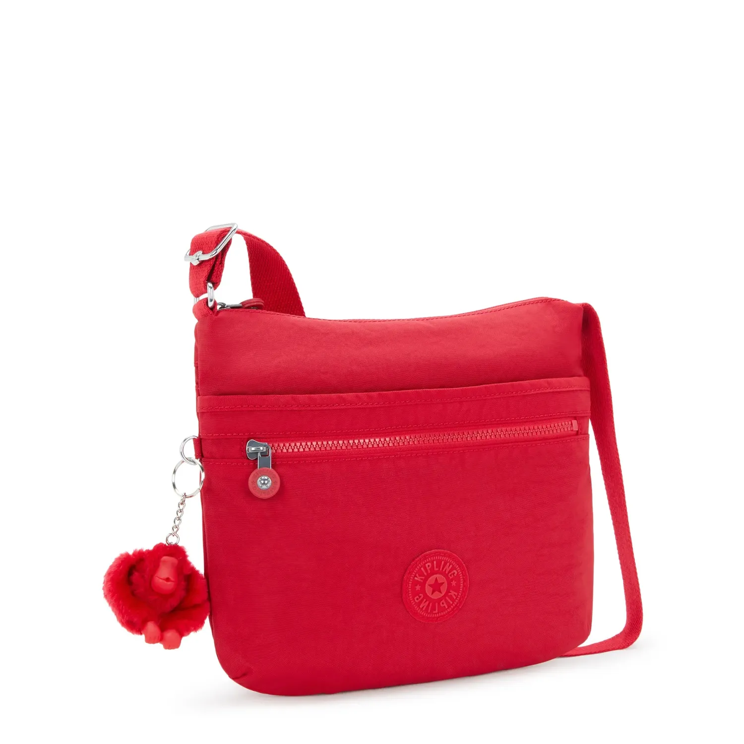 Kipling Arto schoudertas Medium Red Rouge licht